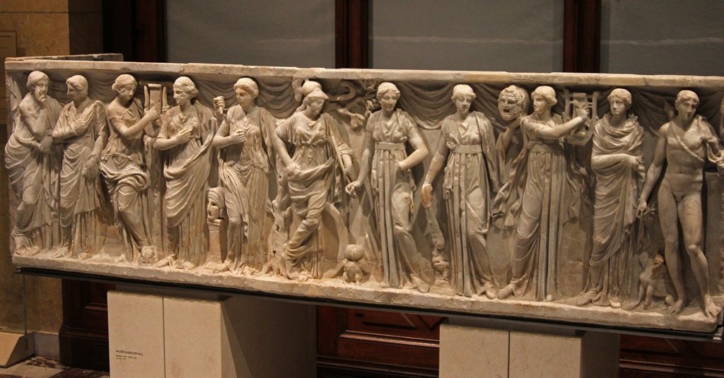 Sarcophagus with Nine Muses